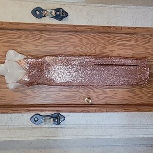 NWT Rose Gold sequin dress.  Size 9/10.